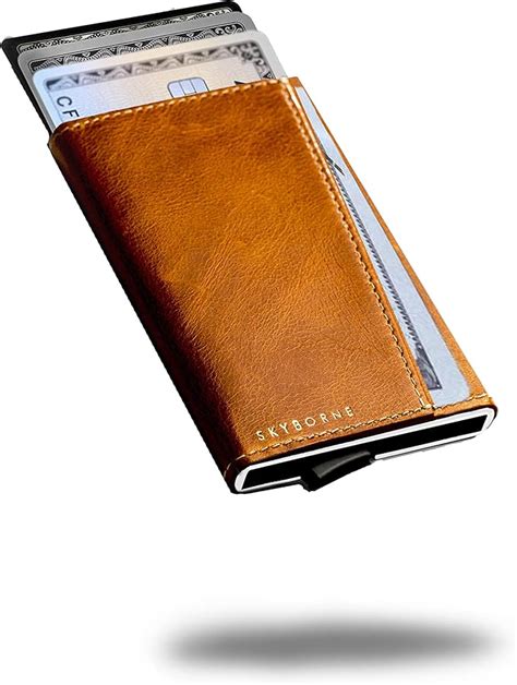 men's slim smart leather rfid card holder wallet|best slim edc wallet.